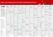 Cover Zeitloser Wandkalender: Feier- und Gedenktage der Migrationsgesellschaft